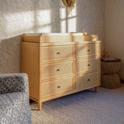 Namesake Marin with Cane 6 Drawer Assembled Dresser