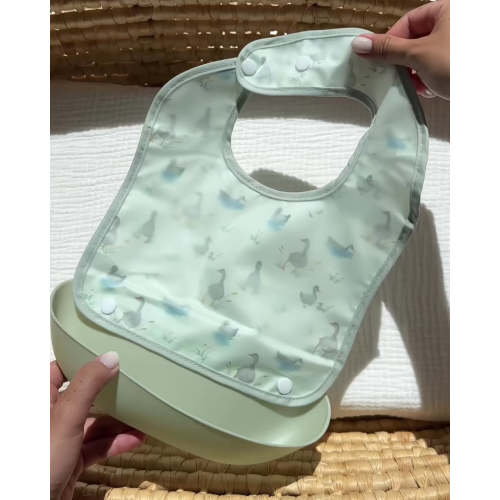 Food Catcher Bib - Ducky Friends