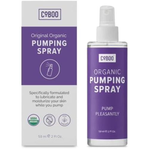 CoBoo Original Organic Pumping Spray, Lanolin-Free Flange Lubricant, 2 oz