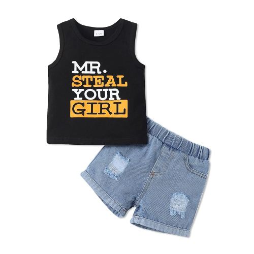 NZRVAWS Toddler Baby Boy Summer Clothes 2Pcs Shorts Set Sleeveless Tank Tops Hawaiian T-Shirt Cute Boys Clothing Set