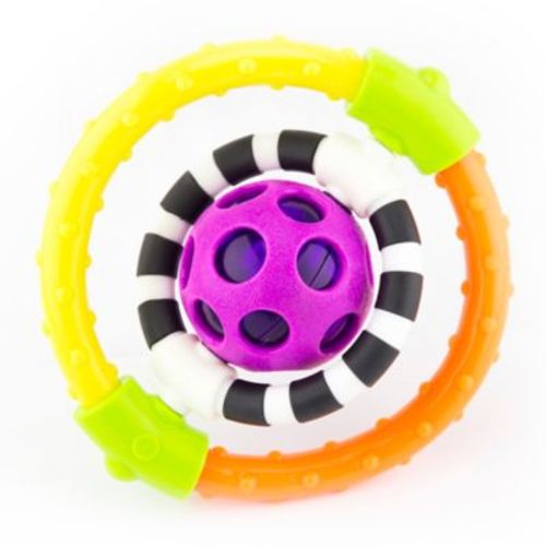 Sassy Spin & Chew Flexible Ring Rattle - MULTI - NO SIZE