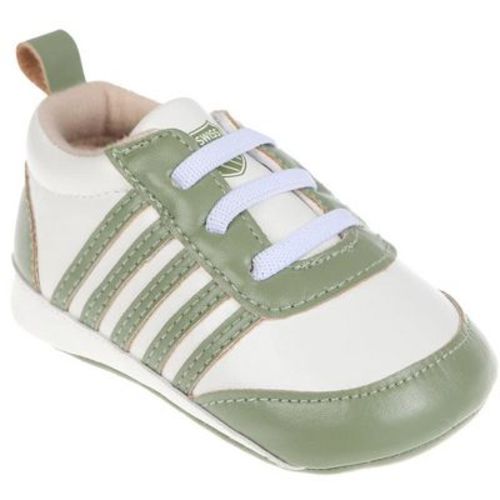 K-swiss Crib Shoes Infant Baby Boys Shoes - Sneakers And First Walking Shoes For Babies, Green, 4