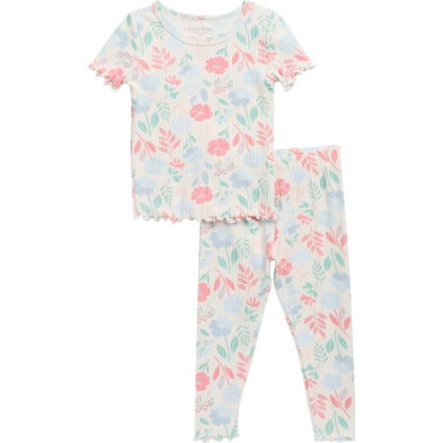 Fitted Stretch Organic Cotton Two-Piece Pajamas