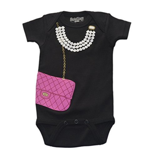 Pink Bag W Pearls Black