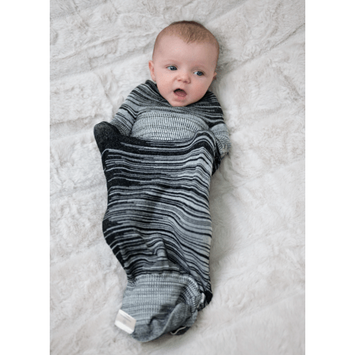 Black Swaddle Sleep Sack - Large (12-18 pounds)