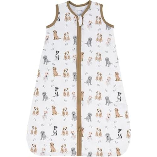 LollyBanks Baby Sleep Sack, 100% Cotton Baby Wearable Blanket, 0.5 TOG