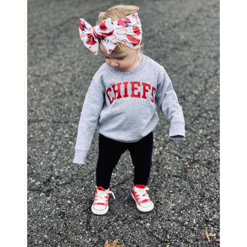 Kansas City Chiefs Bodysuit, TShirt, Sweatshirt - Infant, Toddler, Child Sizes- Premie available upon request.