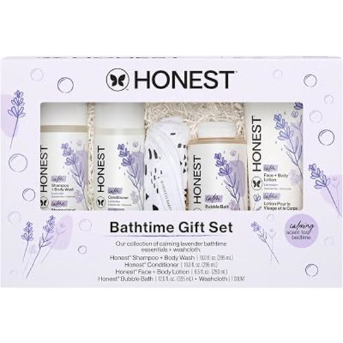 The Honest Company Bathtime Gift Set, Hypoallergenic, Lavender