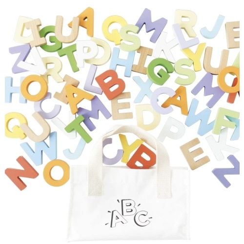 Wooden Alphabet Set & Bag