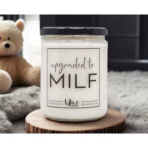 Upgraded to MILF Mothers Day Gift Expecting Mom Gift New Mom Gift Pregnancy Gift Baby Shower Gift Pregnancy Gifts New Mom Gifts