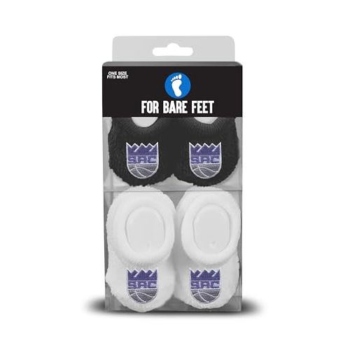 FBF - Officially Licensed NBA Infant Bootie Socks 0-12 Months - 2 Pack