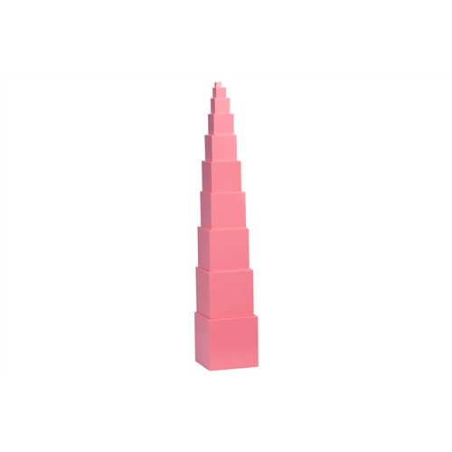 Montessori Materials: Pink Tower (Made in Thailand)