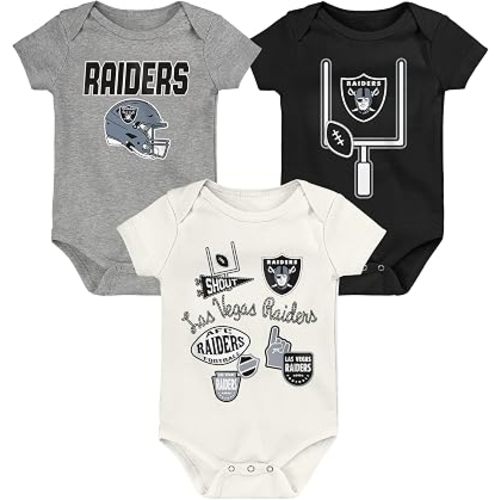Outerstuff Infant & Newborn NFL Littlest Player Three-Piece Bodysuit Set