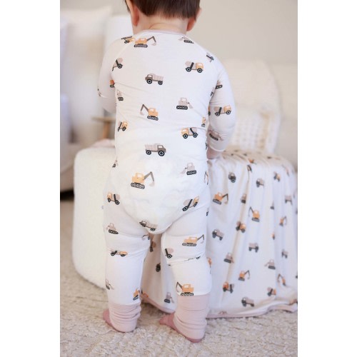 Convertible Zip Romper | Little Builder