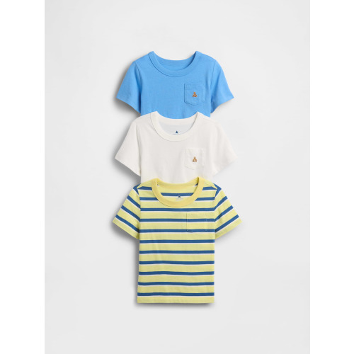 Baby & Toddler Mix & Match Pocket T-Shirt (3-Pack)