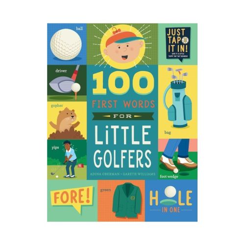 100 First Words for Little Golfers - by Adina Oberman (Board Book)