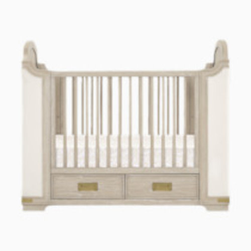 Bellini Paris 4-in-1 Convertible Crib - Whitewash Ash With Lace