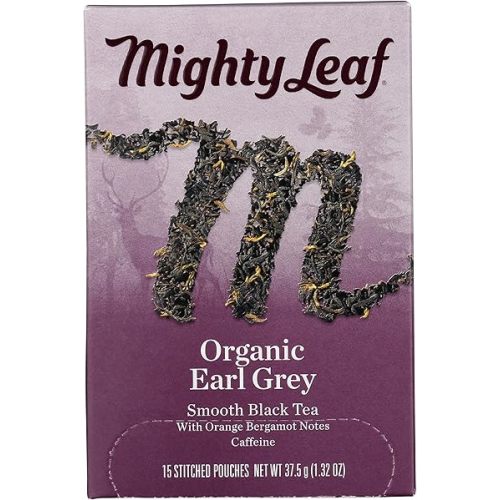 Mighty Leaf Tea Organic Earl Grey Tea, 15 Count
