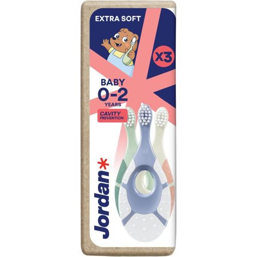 Jordan* ® | Step 1 Green Clean Toddler Toothbrush | Pack 3 Units | Manual