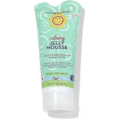 California Baby Calming Hair Gel for Kids | 100% Plant-Based Baby Hair Gel | Medium-Hold | Lavender Scent | Hypoallergenic| 82 g / 2.9 oz.