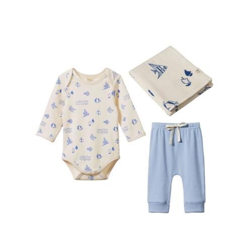 Atlantic Print Baby Set