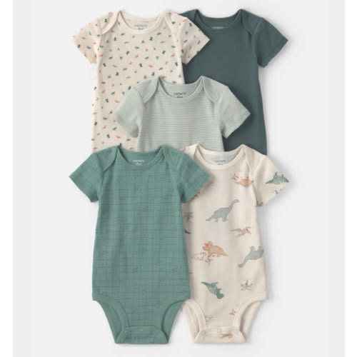 Baby Boy 5-Pack Dinosaur Multipack Bodysuits | Carter's