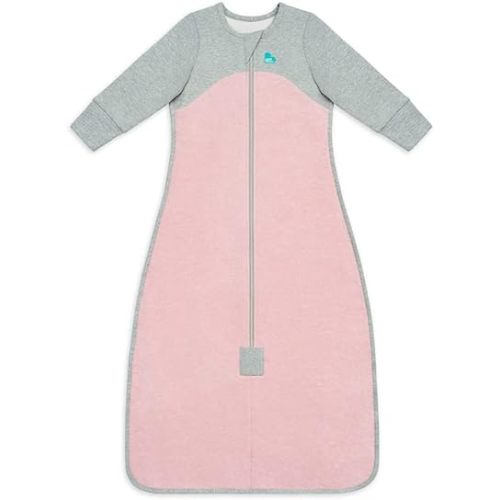 Love to Dream Organic Long Sleeve Baby Sleep Bag (18-36 Mo), Super Soft Temp Regulating Sleeping Sack, 1.0TOG All Seasons Wearable Blanket, Dusty Pink