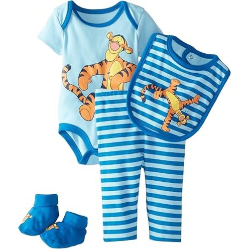 Disney Baby Baby-Boys Newborn Tigger Boys 4 Piece Set