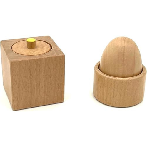 Leticia's Corner  Wooden Pincer Grasp and Egg Cup Puzzles, First Puzzles 6+ months