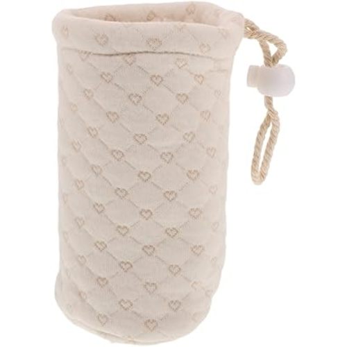 Kisangel Insulated Baby Bottle Sleeve for Glass Baby Bottles Thick Lamb Fleece Protective Case Base for Breastmilk Storage for Nursing Moms