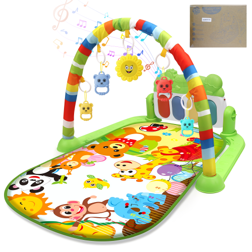 Oiduwi Baby Play Mat Baby Toys Tummy Time Mat Toys Baby Activity Center for Newborn Infant Toys Piano Baby Play Gym Mat Music & Light Baby Boy Girl Gifts Toys for Baby Toys 0-12 Months
