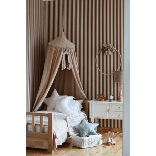 Soft Muslin Canopy in Caffe Latte Color / Cream Bed canopy / Children's Room Decoration / Perfect for Nursery Outdoor Spaces/ High-Quality /