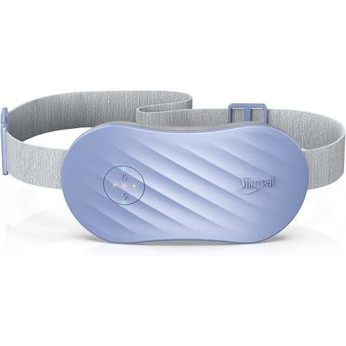 Slimpal Portable Heating Pad for Cramps, AI Smart Chip Long Safe Heat, Menstrual Electric Heat Belt for Period Pain Relief, Wearable Rechargeable Heated Pad Gifts for Women Girl Her Purple S3