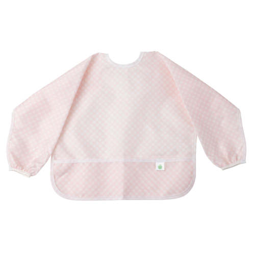 The Cover Everything Bib in Pink Gingham