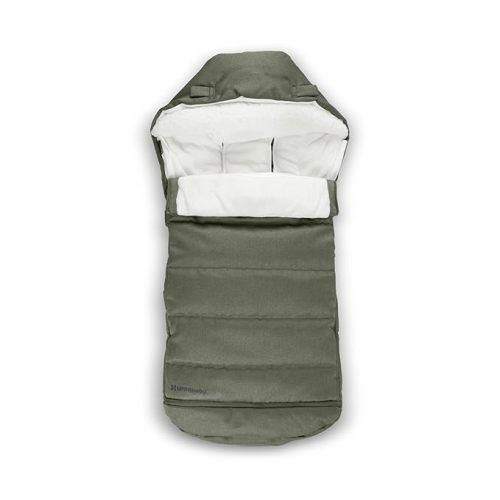 UPPAbaby CozyGanoosh 2-in-1 Seasonal Footmuff - Easily Attaches to UPPAbaby Strollers + RumbleSeat – Versatile, Ultra-Plush Zip-Out Liner for Cold Weather - Evelyn (Meadow Green)