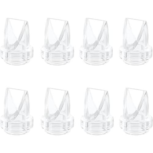8pcs Duckbill Valves Compatible with Lansinoh Discreet Duo,eufy E10 S1 S1 Pro, NCVI Nuliie NICEGREEN Life S32 Mommed S21 S18 Breast Pump Replacement Pump Parts, S32 Breast Pump Accessories