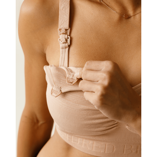 Sublime® Hands-Free Pumping & Nursing Bra | Beige – Kindred Bravely