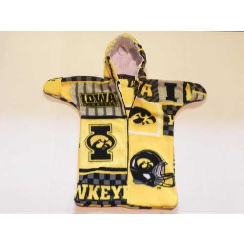 IOWA HAWKEYES Fleece Baby Snuggy Bunting Coat, Baby Sac  0-6months