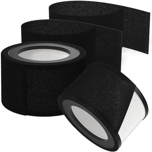 2 Pack H13 True HEPA Replacement Filter Compatible with Crane EE-5068 Air Purifier, Part Number HS-1946