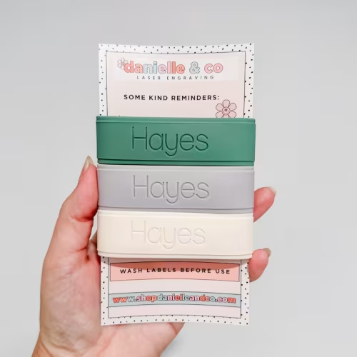 Personalized Silicone Labels for bottles