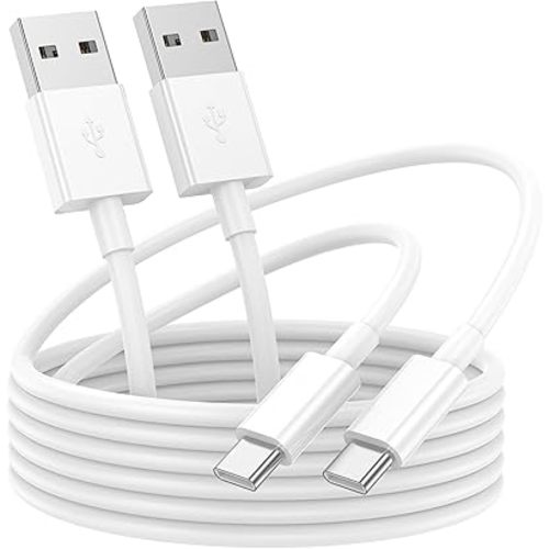 Fast Charging USB A to USB C Cable 10FT 2Pack for iPhone 15/16/17 Charger Cord, Car Carplay Compatible for Apple 17 Pro Max/16 Plus/for IPad Pro 12.9/11/Air 5th/4th Mini Gen, Long Type C Charge
