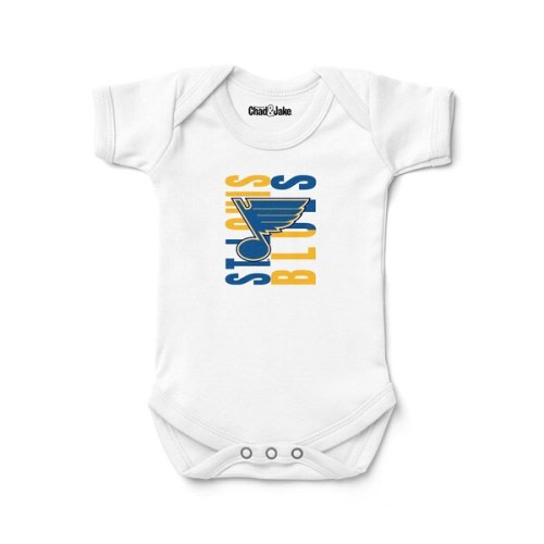 Newborn & Infant St. Louis Blues Chad & Jake White Bodysuit
