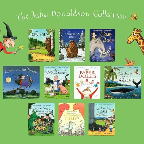 Julia Donaldson X 10 Book Set Collection Pack Includes Room On The Broom Paperback – May 10, 2013