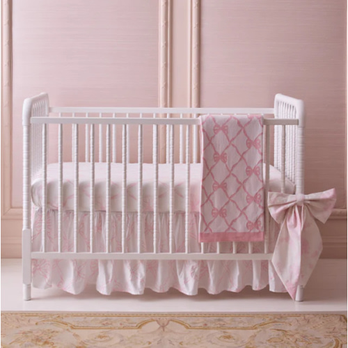 Embroidered Crib Skirt