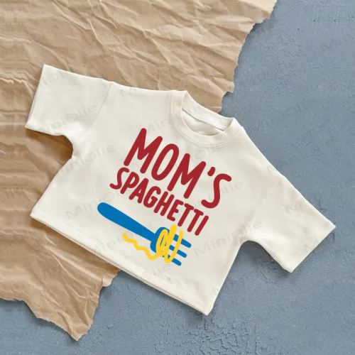 MOM'S SPAGHETTI Baby Summer Casual T-shirt
