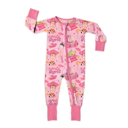 Infinity Dreams Pink Zipper Sleeper *RTS* – Six Southern Babes