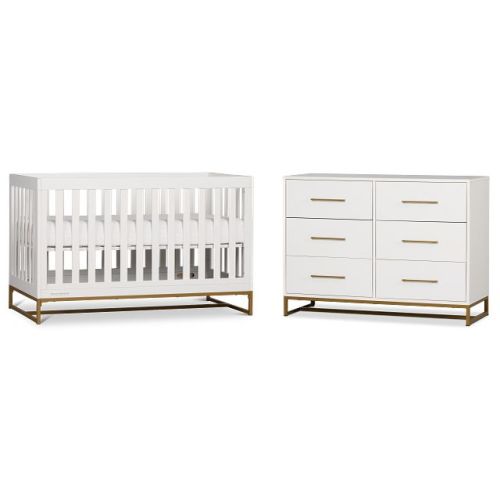 Kate White Crib Bedroom