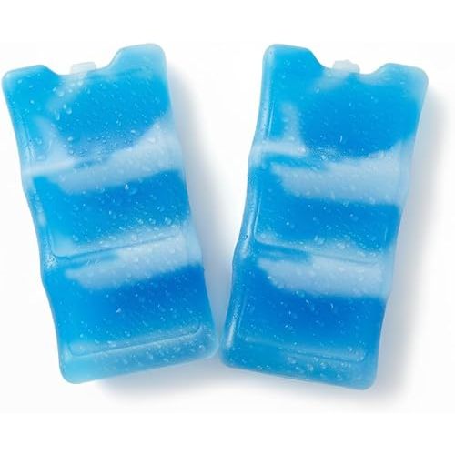 Healthy Packers Ice Packs for Coolers | Can Coolers | Breastmilk Cooler Ice Pack | Long-Lasting Reusable Ice Packs - 6 Can (Pack of 2)