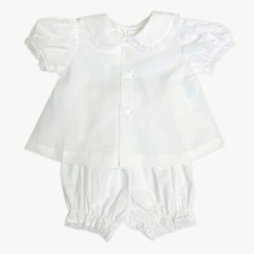 Adorable Diaper Set - White (12 MONTHS)