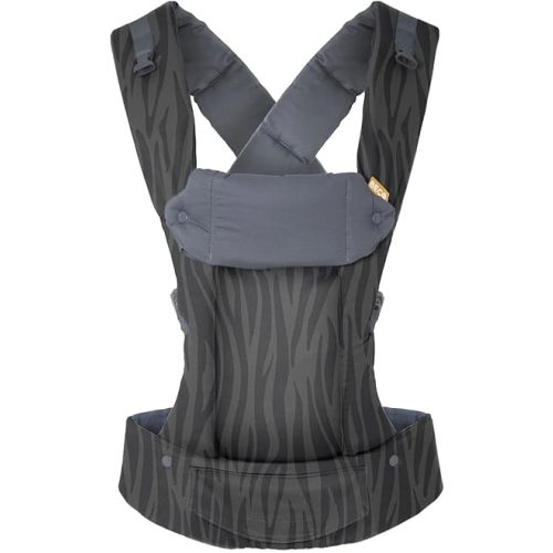 Beco Gemini Baby Carrier Newborn to Toddler, 7-35 lbs, Dark Zebra